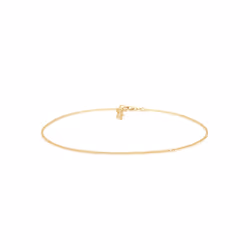 Elli by Julie & Grace Collier Femme Choker Basic en Argent Sterling (925/1000) Or, Collier ras du cou, Chaîne à perles/billes ...