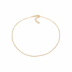 Elli by Julie & Grace Collier Femme Choker Basic en Argent Sterling (925/1000) Or