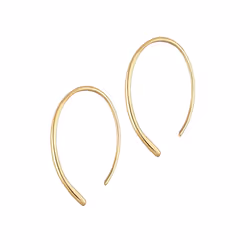 Elli by Julie & Grace Boucles d'oreilles Rondes Ovales Geo Femme - (925/1000) Argent, Or