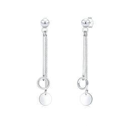 Elli by Julie & Grace Boucles d'Oreilles Cercle Boucles d'Oreilles Femme - Argent (925/1000)