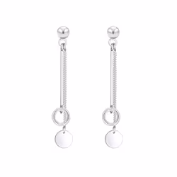 Elli by Julie & Grace Boucles d'Oreilles Cercle Boucles d'Oreilles Femme - Argent (925/1000)