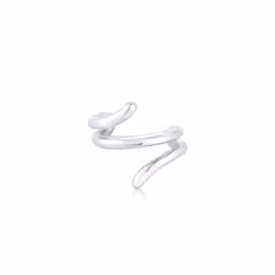 Elli by Julie & Grace Boucles d'Oreilles Courbe Boucles d'oreilles Femme - (925/1000) Argent, Femelle, Argent sterling, Argen ...