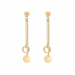 Elli by Julie & Grace Boucles Cercle Boucles d'Oreilles Femme - (925/1000) Or