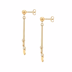 Elli by Julie & Grace Boucles Cercle Boucles d'Oreilles Femme - (925/1000) Or