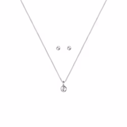 Elli by Julie & Grace Ensemble de bijoux en cristal en argent sterling 925 pour femmes élégantes