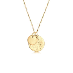 Elli by Julie & Grace Collier à sequins en argent sterling pour femmes Or