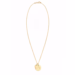 Elli by Julie & Grace Collier à sequins en argent sterling pour femmes Or