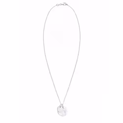 Elli by Julie & Grace Collier à sequins en argent sterling pour femmes Argent