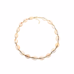 Elli by Julie & Grace Collier de plage en argent sterling 925 pour femme avec de vrais cauris