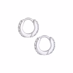 Elli by Julie & Grace Boucles d'oreilles pour femmes Cristaux scintillants élégants en argent sterling 925