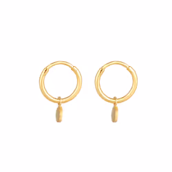 Elli by Julie & Grace Boucles d'Oreilles Pendentif Basic en argent sterling 925 Or
