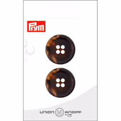 Prym 0451992 023 0022, Polyester, Marron, Rond, 23 mm, 23 mm, 2 pièce(s)