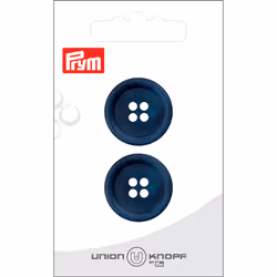 Prym 0451992 023 0068, Polyester, Marine, Rond, 23 mm, 23 mm, 2 pièce(s)