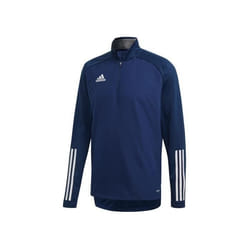 Blouson de football Adidas Condivo 20 Warm Top L - Homme - Bleu - Manches longues - Respirant