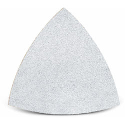 White Feuilles abrasives auto-agrippantes, 82 mm, p. Ponceuses delta, Corindon normal (Lot de 50) G80 - Menzer