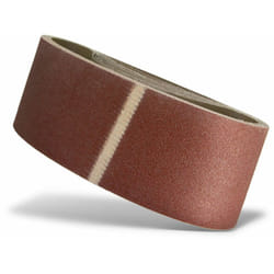 Red Bandes abrasives, 610 x 100 mm, p. Ponceuses à bande portatives, Corindon normal (Lot de 10) G80 - Menzer
