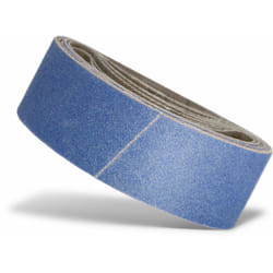 MENZER Blue Bandes abrasives, 303 x 40 mm, p. Ponceuses à bande portatives, Corindon de zirconium (Lot de 10) G60