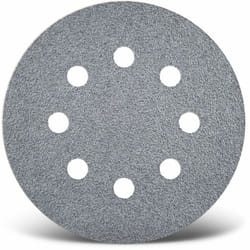 Platinum Disques abrasifs auto-agrippants, 125 mm, 8 trous, p. Ponceuses excentriques, Corindon semi-supérieur (Lot de 50) G400 - Menzer