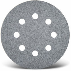 Platinum Disques abrasifs auto-agrippants, 115 mm, 8 trous, p. Ponceuses excentriques, Corindon semi-supérieur (Lot de 50) G180 - Menzer