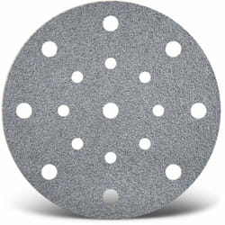 Platinum Disques abrasifs auto-agrippants, 150 mm, 17 trous, p. Ponceuses excentriques, Corindon semi-supérieur (Lot de 50) G400 - Menzer