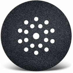 MENZER Black Disques abrasifs auto-agrippants, 225 mm, 19 trous, p. Ponceuses à plâtre, Carbure de silicium (Lot de 10) G16