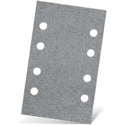 Platinum Feuilles abrasives auto-agrippantes, 133 x 80 mm, 8 trous, p. Ponceuses vibrantes, Corindon semi-supérieur (Lot de 50) G60 - Menzer