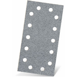 Platinum Feuilles abrasives auto-agrippantes, 230 x 115 mm, 14 trous, p. Ponceuses vibrantes, Corindon semi-supérieur (Lot de 50) G320 - Menzer