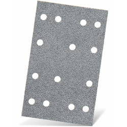 Platinum Feuilles abrasives auto-agrippantes, 133 x 80 mm, 14 trous, p. Ponceuses vibrantes, Corindon semi-supérieur (Lot de 50) G40 - Menzer