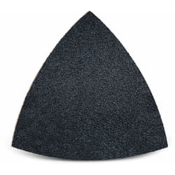 Black Feuilles abrasives auto-agrippantes, 82 mm, p. Ponceuses delta, Carbure de silicium (Lot de 50) G40 - Menzer