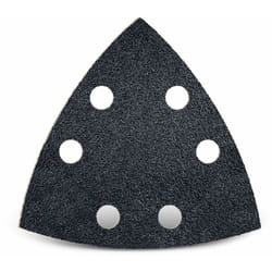 Black Feuilles abrasives auto-agrippantes, 93 mm, 6 trous, p. Ponceuses delta, Carbure de silicium (Lot de 50) G800 - Menzer