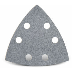 MENZER Platinum Feuilles abrasives auto-agrippantes, 93 mm, 6 trous, p. Ponceuses delta, Corindon semi-supérieur (Lot de 50) G240