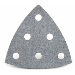 Platinum Feuilles abrasives auto-agrippantes, 93 mm, 6 trous, p. Ponceuses delta, Corindon semi-supérieur (Lot de 50) G40 - Menzer