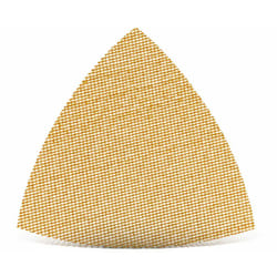 Ultranet Grilles abrasives auto-agrippantes, 93 mm, p. Ponceuses delta, Corindon supérieur blanc (Lot de 25) G120 - Menzer