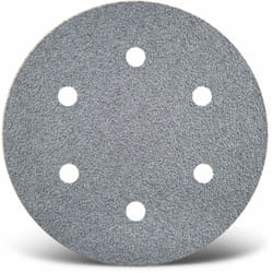 Platinum Disques abrasifs auto-agrippants, 225 mm, 6 trous, p. Ponceuses à plâtre, Corindon semi-supérieur (Lot de 5) G60 - Menzer