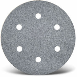 Platinum Disques abrasifs auto-agrippants, 225 mm, 6 trous, p. Ponceuses à plâtre, Corindon semi-supérieur (Lot de 5) G150 - Menzer