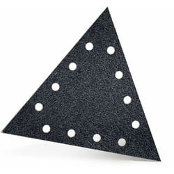 Black Disques abrasifs auto-agrippants, 290 x 250 mm, 12 trous, p. Ponceuses à plâtre, Carbure de silicium (Lot de 2) G16 - Menzer