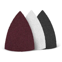 Fleece Abrasifs non tissés, 150 x 100 mm, p. Ponceuses delta, Non-tissé (Lot de 10), brunissage - Menzer