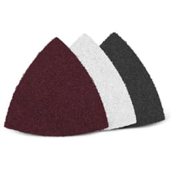 Fleece Abrasifs non tissés, 82 mm, p. Ponceuses delta, Non-tissé (Lot de 10), brunissage - Menzer