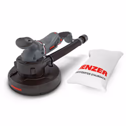 MENZER Ponceuse à Plâtre TBS 225 AV avec Système d’Aspiration Intégré, Ponceuse Compacte pour un Ponçage Pratiquement sans Po ...