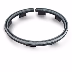 Couronne de brossage à clipser (225 mm) 2-pièces pour MENZER LHS 225 / LHS 225 VARIO / LHS 225 PRO / LHS 225 PRO VARIO / TBS  ...