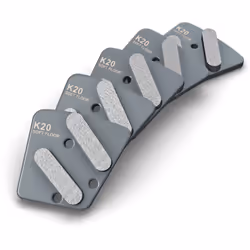 Segments de ponçage diamant (soft) pour MENZER ESM 406 INFORMATION SUR LE PRODUIT Facilement montable sur le plateau de ponça ...