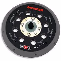 Plateau de ponçage à perforations multiples Ø 125 mm hard pour MENZER ETS 125 5.0 et 2.5 INFORMATION SUR LE PRODUIT Pièce de  ...