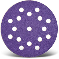 Menzer - Titanium hd Disques abrasifs auto-agrippants, 125 mm, 17 trous, p. Ponceuses excentriques, Mix céramique (Lot de 50) G1000