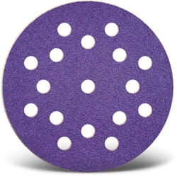 Menzer - Titanium hd Disques abrasifs auto-agrippants, 125 mm, 17 trous, p. Ponceuses excentriques, Mix céramique (Lot de 50) G1200