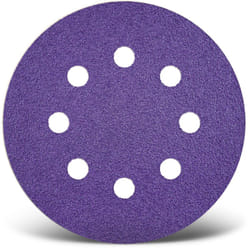 Menzer - Titanium hd Disques abrasifs auto-agrippants, 125 mm, 8 trous, p. Ponceuses excentriques, Mix céramique (Lot de 50) G180