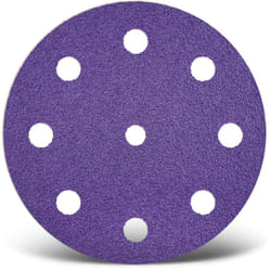 Menzer - Titanium hd Disques abrasifs auto-agrippants, 125 mm, 9 trous, p. Ponceuses excentriques, Mix céramique (Lot de 50) G240