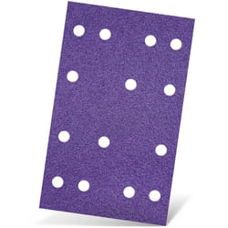 Titanium hd Feuilles abrasives auto-agrippantes, 133 x 80 mm, 14 trous, p. Ponceuses vibrantes, Mix céramique (Lot de 50) G2000 - Menzer