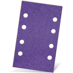 MENZER Titanium HD Feuilles abrasives auto-agrippantes, 133 x 80 mm, 8 trous, p. Ponceuses vibrantes, Mix céramique (Lot de 50) G2000