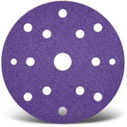 MENZER Titanium HD Disques abrasifs auto-agrippants, 150 mm, 15 trous, p. Ponceuses excentriques, Mix céramique (Lot de 50) G1000