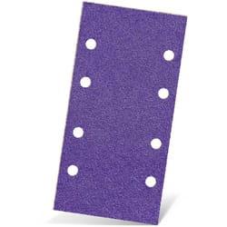Titanium hd Feuilles abrasives auto-agrippantes, 186 x 93 mm, 8 trous, p. Ponceuses vibrantes, Mix céramique (Lot de 50) G320 - Menzer